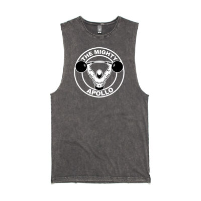 The Mighty Apollo: Mens Stone Wash Tank Thumbnail