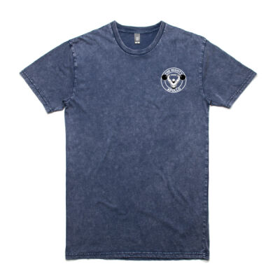 The Mighty Apollo Small Logo: Mens Stone Wash Tee Thumbnail