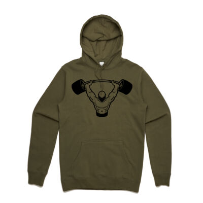 Athlete Logo: Black Stencil Hood Thumbnail